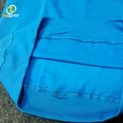 Premium Half Zipper Polo Shirt-Blue - Image 3