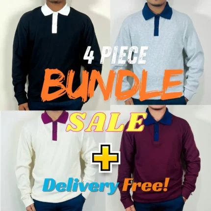Choose Any 4 Full Sleeve Polo Shirt