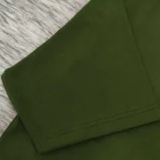 Premium Rib Fabric Drop Shoulder-Olive - Image 3