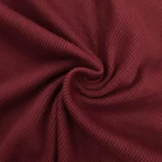 Premium Rib Fabric Drop Shoulder-Maroon - Image 2
