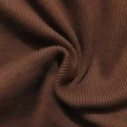 Premium Rib Fabric Drop Shoulder-Coffee - Image 2