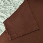 Premium Rib Fabric Drop Shoulder-Coffee - Image 3