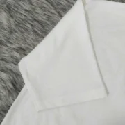 Premium Rib Fabric Drop Shoulder-White - Image 3