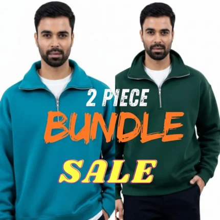 Choose Any 2 Half Zipper Polo Shirt